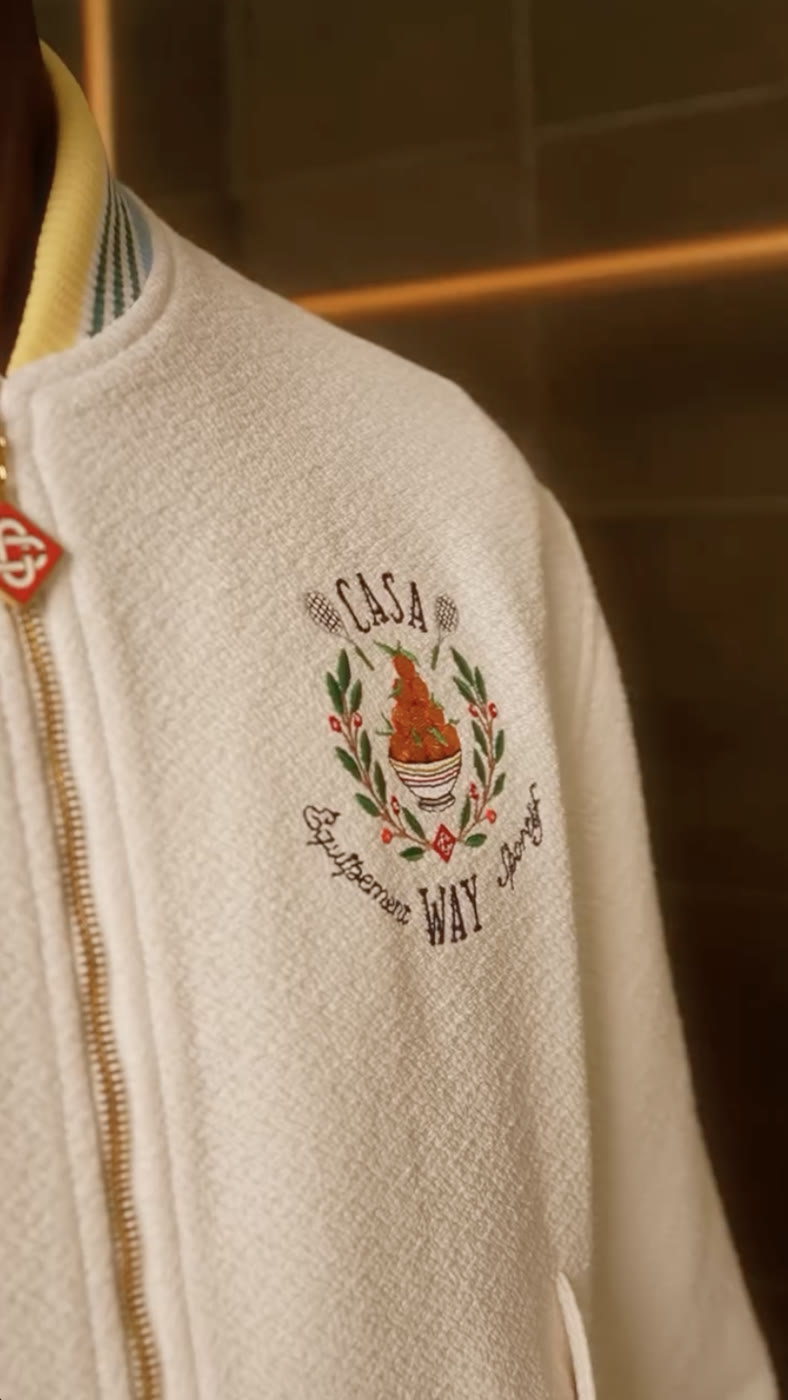 Casablanca 'CASA WAY' jacket, embroidery detail